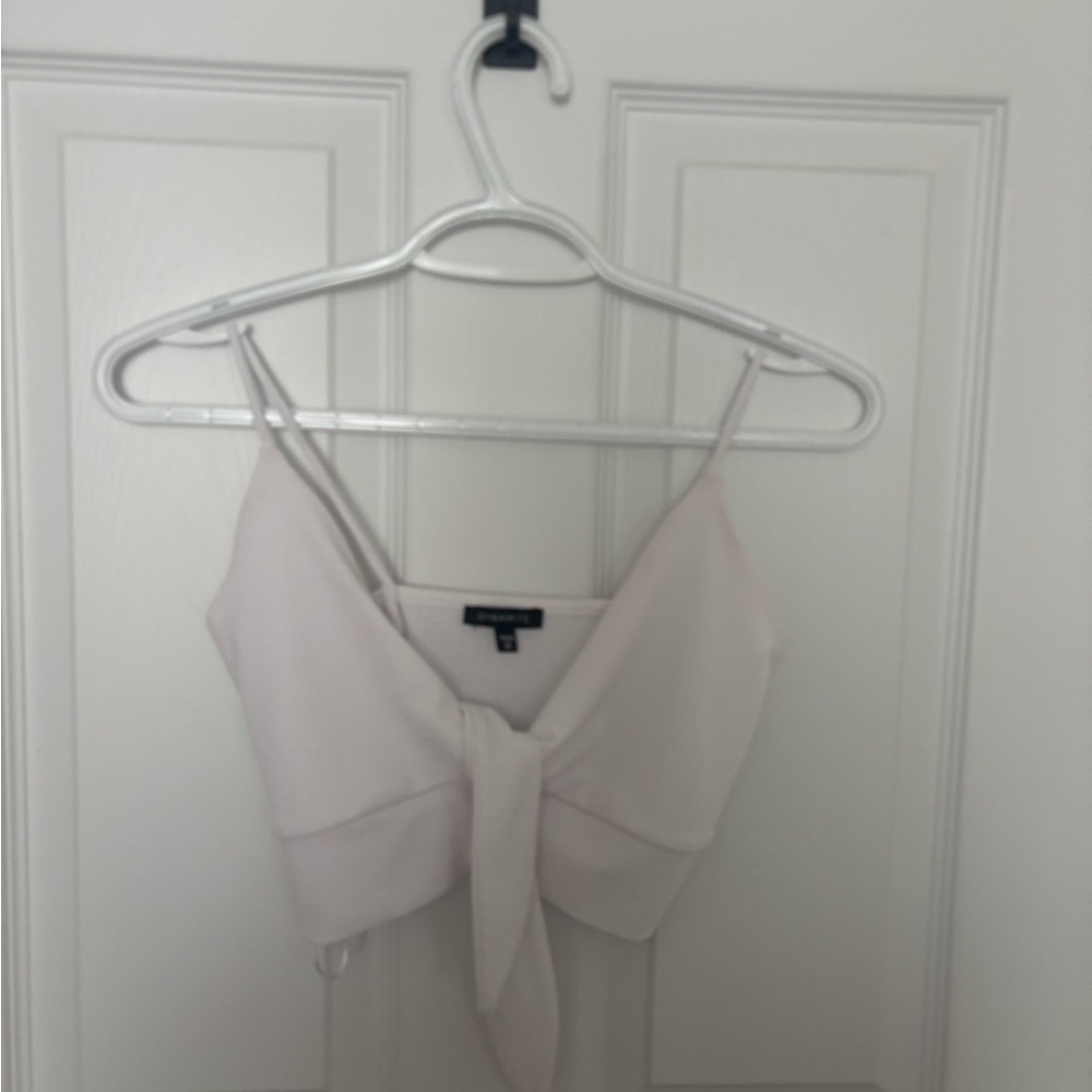 Dynamite Tie-Front Cropped Camisole